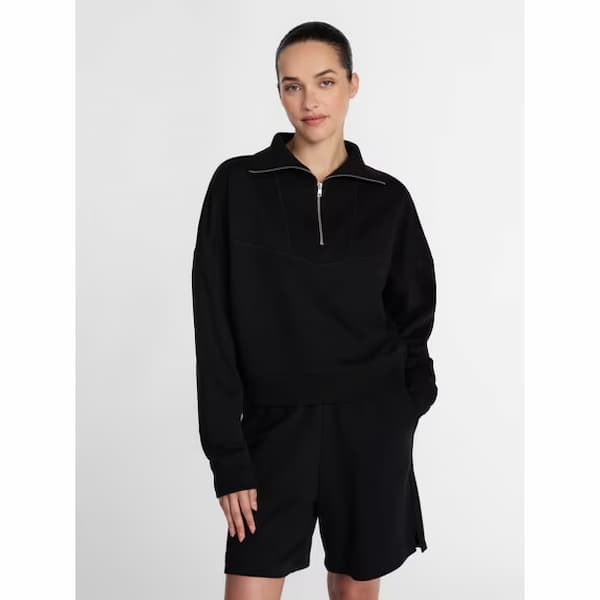 Athletic Works Women's and Women's Plus Quarter-Zip Sweatshirt deal