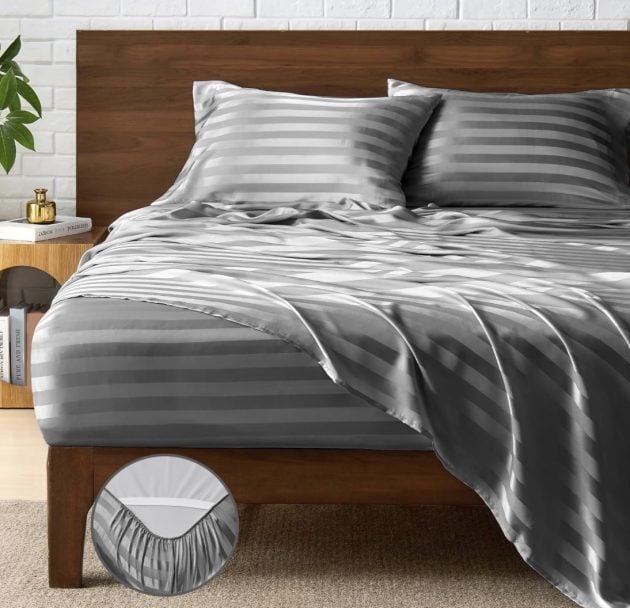 Satin Sheet Sets as low as $11.96!