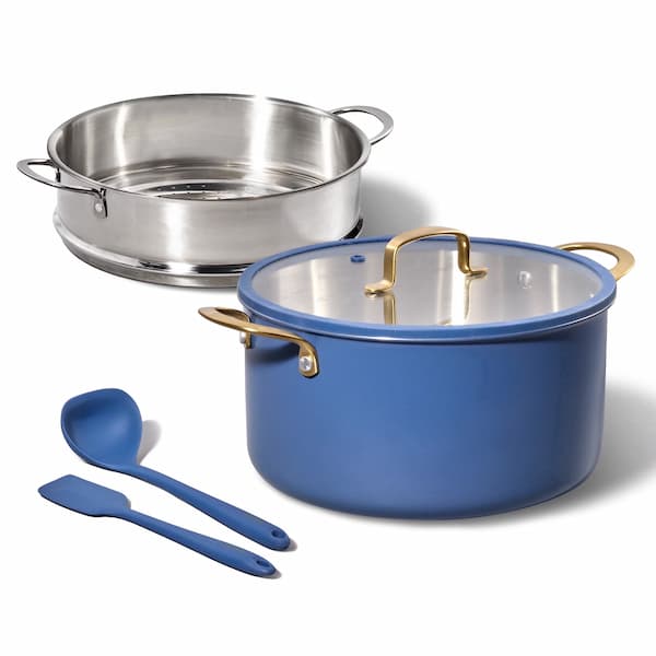 Carote 8-Quart Stainless Steel Stock Pot 5-Piece Cooking Set only $21.99 (Reg. $80)!