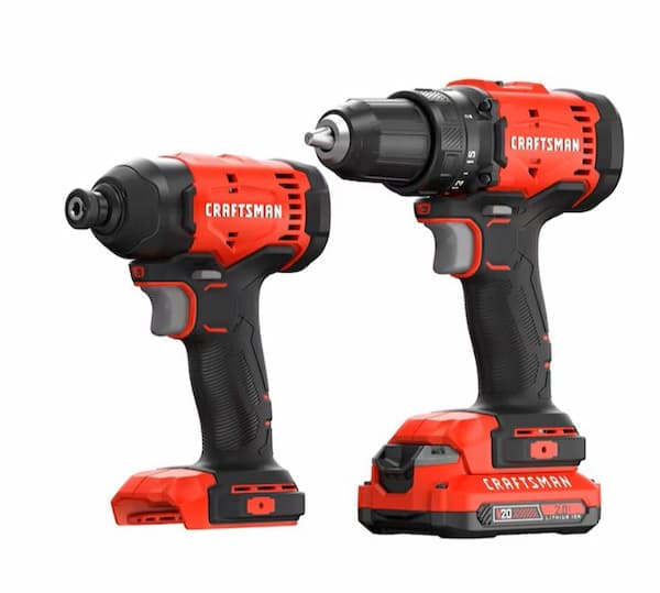 Craftsman V20 20-Volt 2-Tool Power Tool Combo Kit with Battery and Charger deal