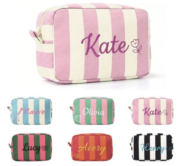 Custom Name Makeup Bag only $5.99!