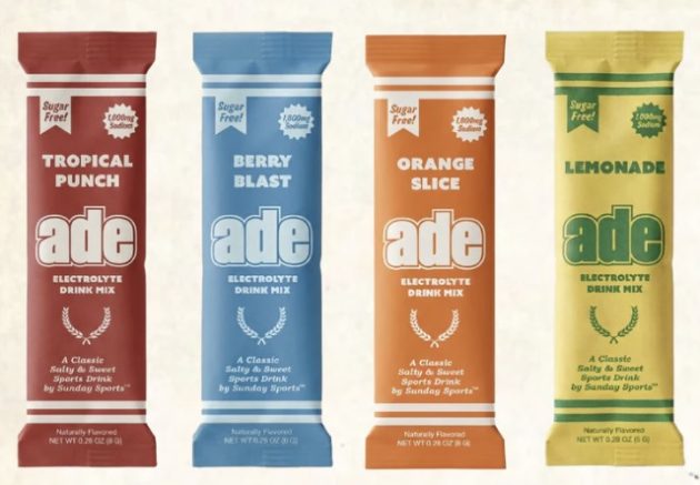 Free Sunday Sports 4-Stick Electrolyte Sample Pack!