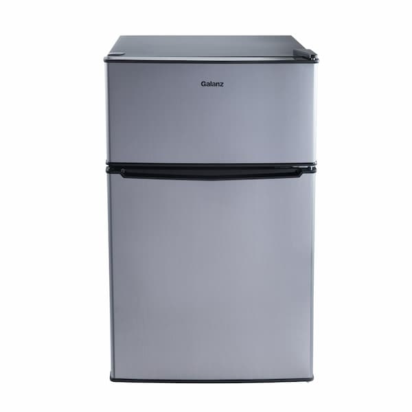 Galanz 3.1 Cu Ft Two Door Mini Fridge With Freezer