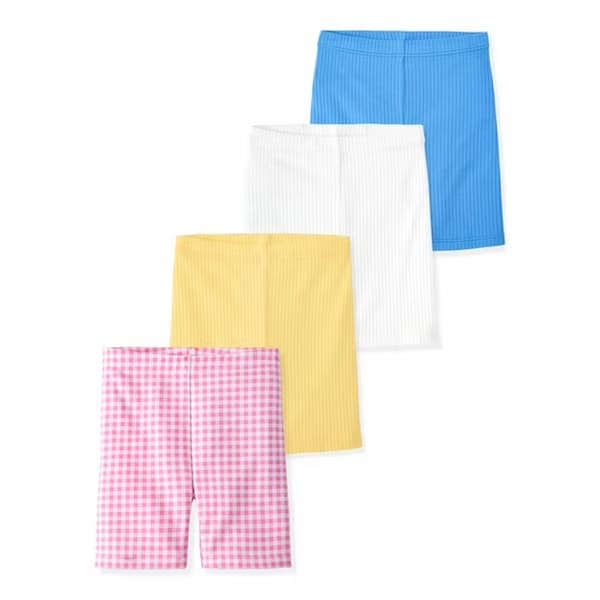 Garanimals Ribbed Knit Biker Shorts, 4-Pack deal