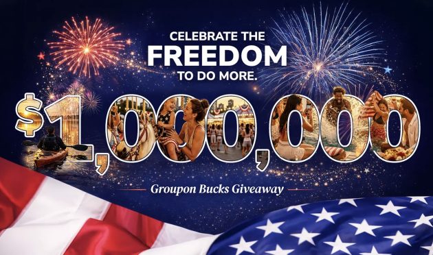 *HOT* FREE $5 in Groupon Bucks (First 200,000!)