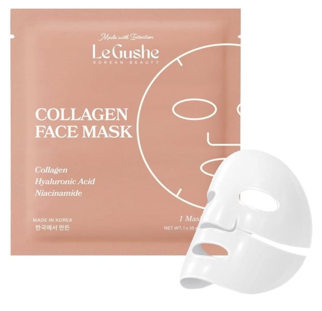 Le Gushe Collagen Face Masks (4 Pack) only $9.98 shipped!