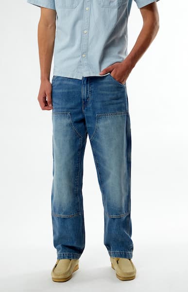 Levi's Men's 568 Loose Straight Double Knee Panels Jeans deal