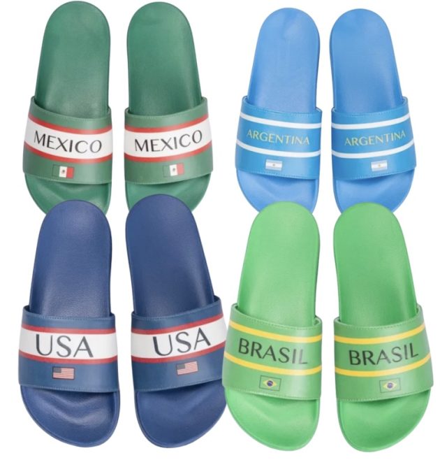 *HOT* Men’s Soccer Fan Slides only $5!