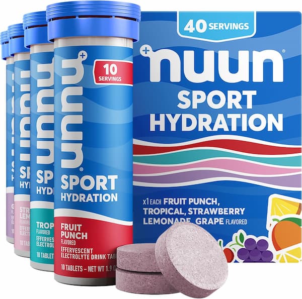 Nuun Sport Hydration Electrolyte Tablets, 40-Count only $10.80 shipped!