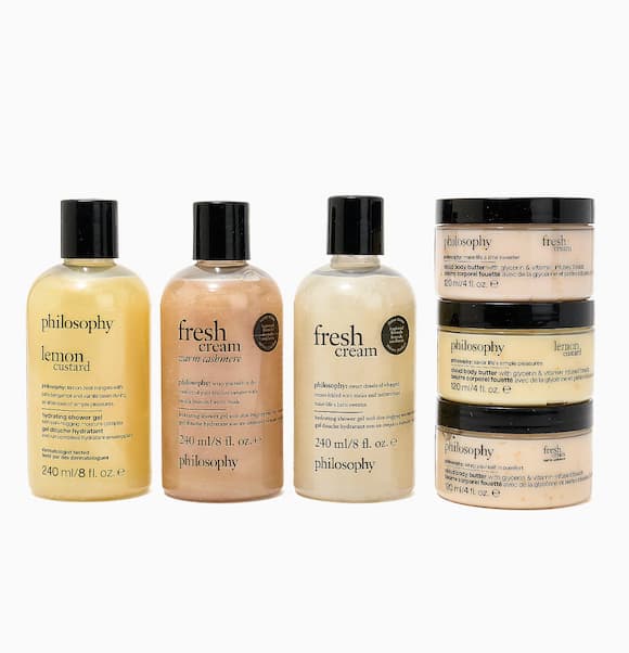 Philosophy 6-Piece 8oz Shower Gel and 4oz Cloud Body Butter Set