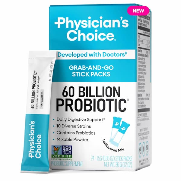 Physician’s Choice 60 Billion CFU Probiotic Stick Packs 