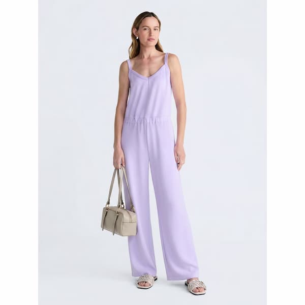 Scoop Women's Scubaknit Tank Jumpsuit deal
