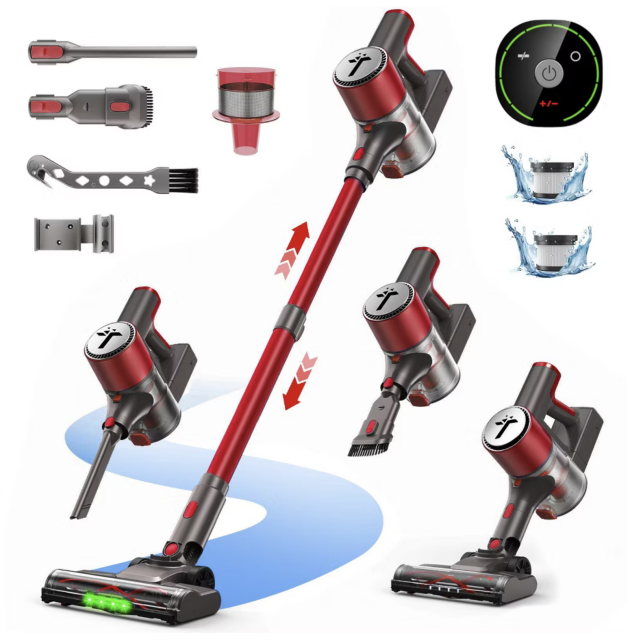 Teendow Cordless Stick Vacuum Cleaner only $95.99 shipped!