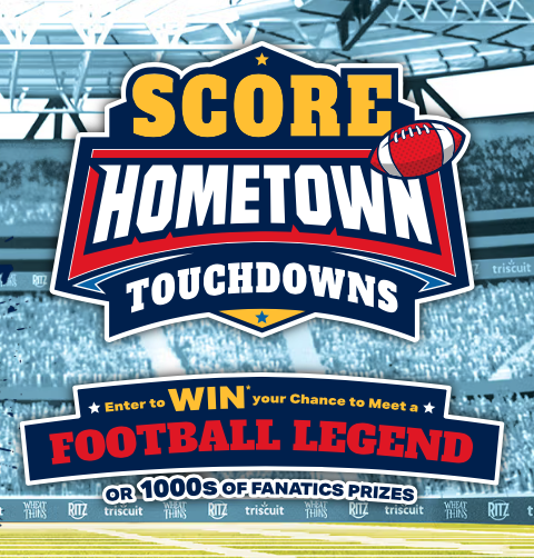 Enter the “Hometown Touchdowns” Sweepstakes (10,000+ Winners!)