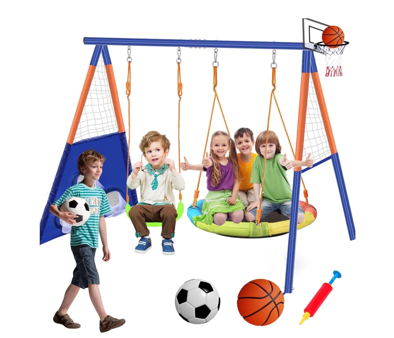 Heavy Duty Frame Metal Swing only $99.99 shipped!