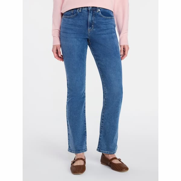 Time and Tru Women's Mid Rise Bootcut Jeans, deal