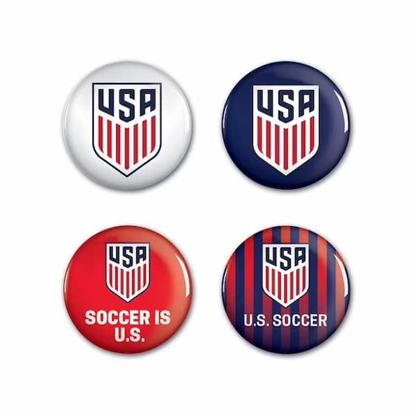 United States Men's National Team 4 Pack 1.25" Buttons deal