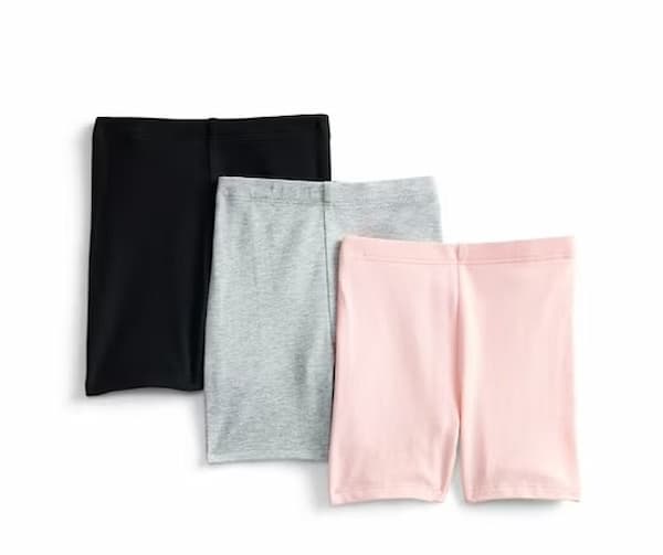 Wonder Nation Toddler Girls Essential Bike Shorts, 3-Pack deal