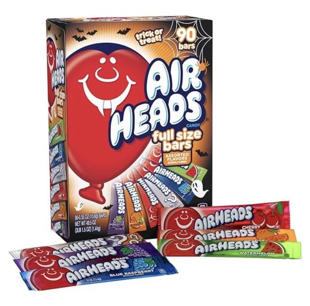 Airheads Full-Size Candy Bars, 90 Count Box only $13.50 shipped!
