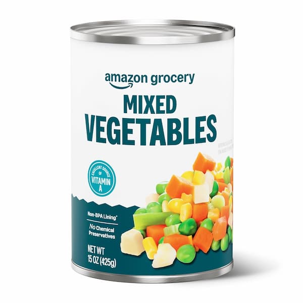 Amazon Grocery Canned Mixed Vegetables, 15 Oz, deal