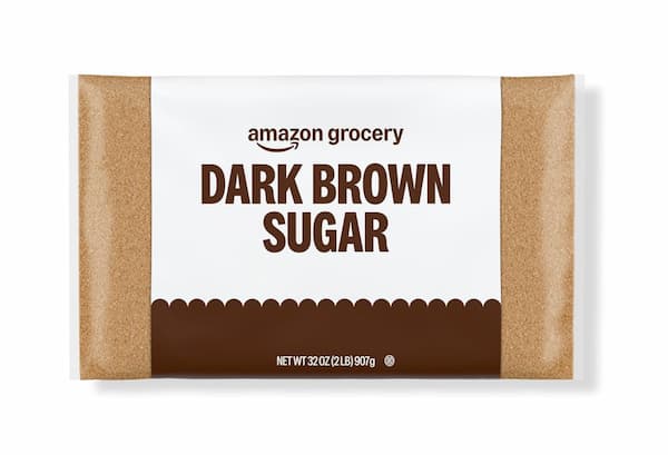 Amazon Grocery, Dark Brown Sugar, 2lb
