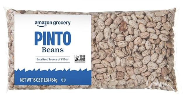 Amazon Grocery Dry Pinto Beans, 16 Oz only $0.76 shipped!