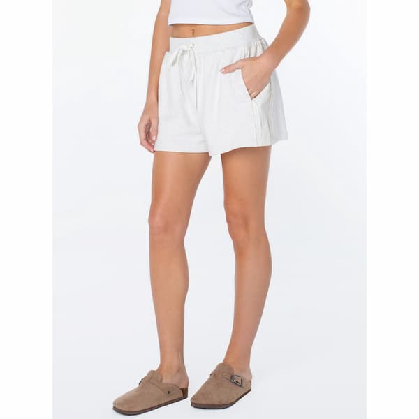 Celebrity Pink Women's and Women's Plus Lace Trim Tie Front Short
