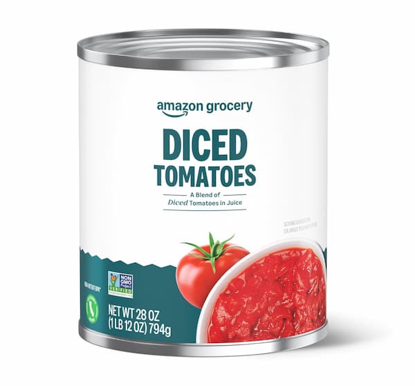 Diced Canned Tomatoes in Tomato Juice, 28 Oz