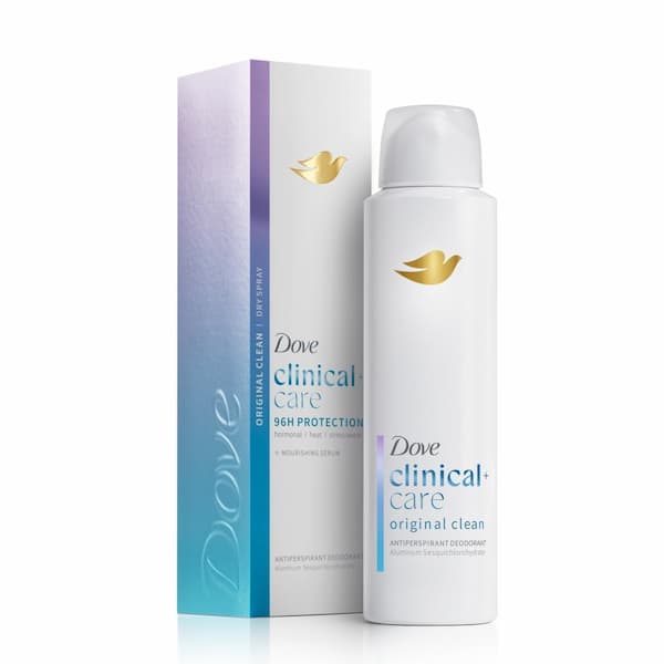 Dove Clinical + Care Original Clean Antiperspirant Dry Spray