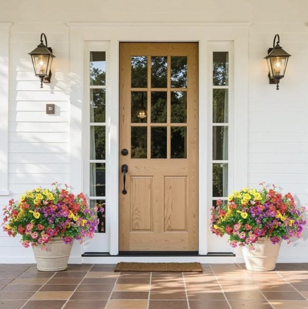 Artificial Outdoor Flower Bundles and Wreaths as low as $9.59!