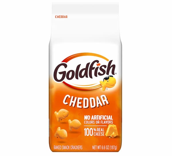 THREE Goldfish Cheddar Baked Snack Crackers 6.6oz Bags for $4.65!