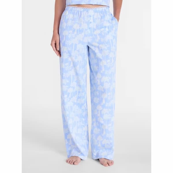 Joyspun Women's Poplin 31'' Inseam Pajama Pants deal