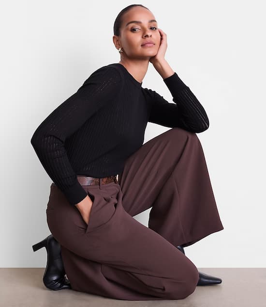 LOFT Versa Ribbed Sweater