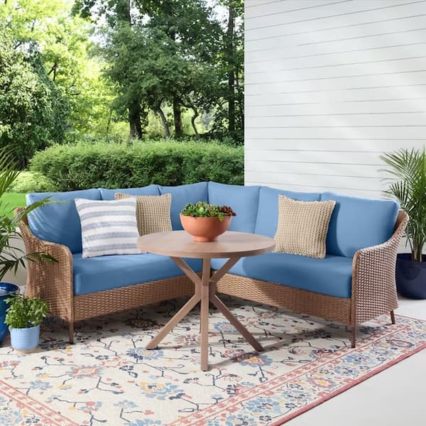 Mainstays Chelsea Outdoor Patio 4-Piece Sectional Dining Set only $297 shipped (Reg. $500)!