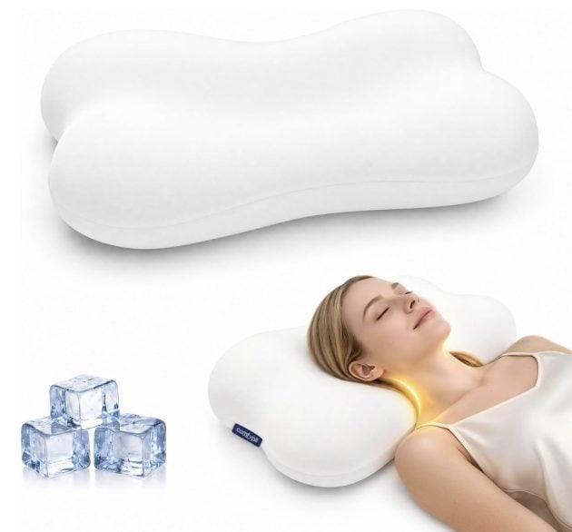 Cervical Memory Foam Pillow for Neck Pain Relief only $36.70 shipped (Reg. $100!)