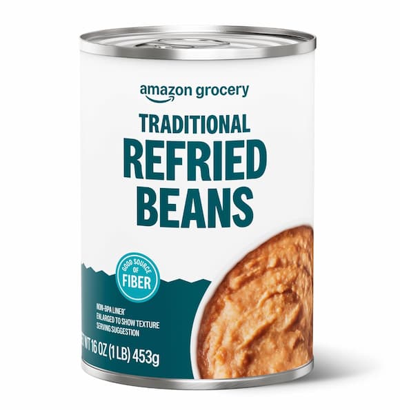 Amazon Grocery, Canned Traditional Refried Beans