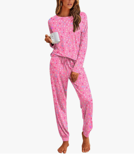 Women’s Long Sleeved Pajama Set only $11.99!