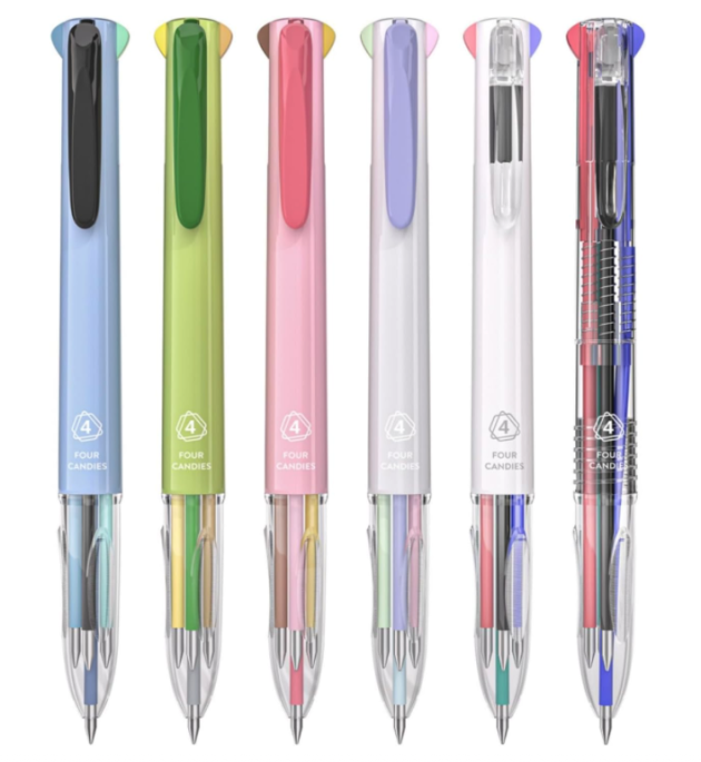 Four Candies Gel Pens, Pencils, and Cases as low as $5.39!