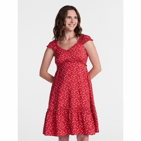 Time and Tru Women’s Empire Waist Mini Dress deal