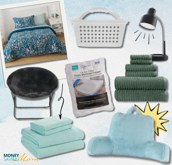 Walmart Dorm Essentials Deals: Towels, Bedding, Laundry Hamper, Shower Caddy, plus more!