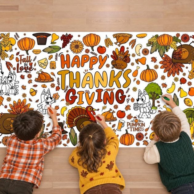 Giant Coloring Tablecloths only $2.99, plus more!