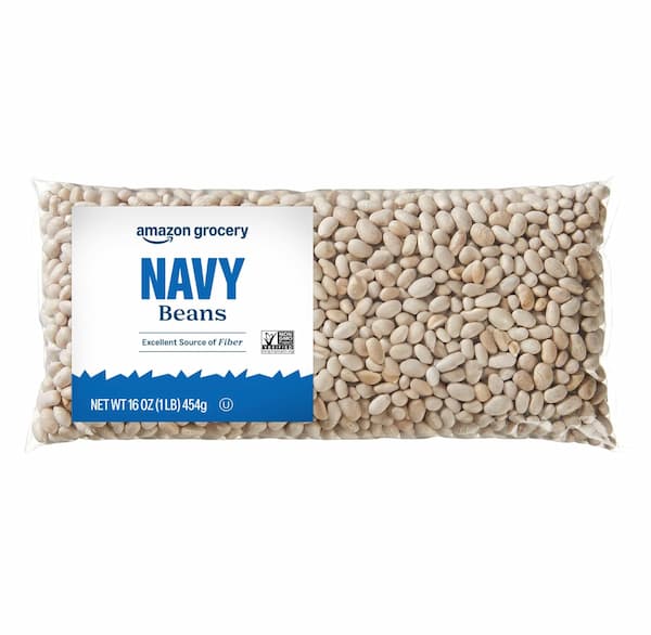 Amazon Grocery Dry Navy Beans, 16 Oz just $0.85 each, shipped!