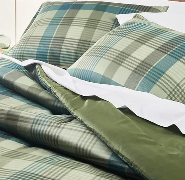 Modern Tartan 3-Pc. Comforter Set