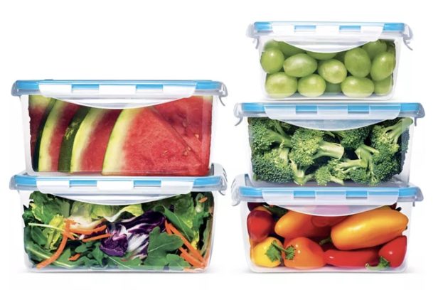 Art & Cook 10-Piece Plastic Food Storage Container Set only $10.76!
