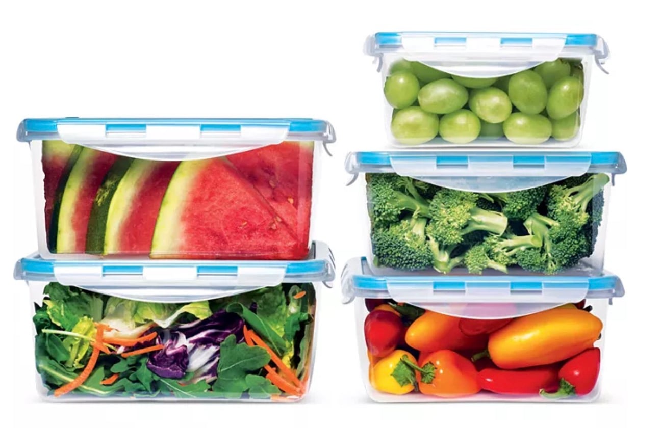 Art & Cook 10-Piece Plastic Food Storage Container Set only $10.76!