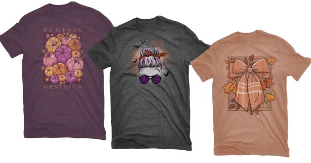 Women’s Fall Graphic Tees only $4.98!