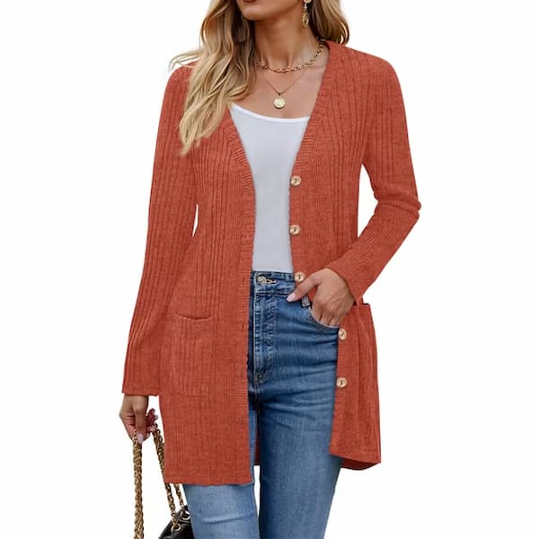Fantaslook Casual Button-Down Fall Cardigan deal