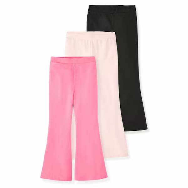Garanimals Cotton Pull-On Flare Leggings, 3-Pack deal