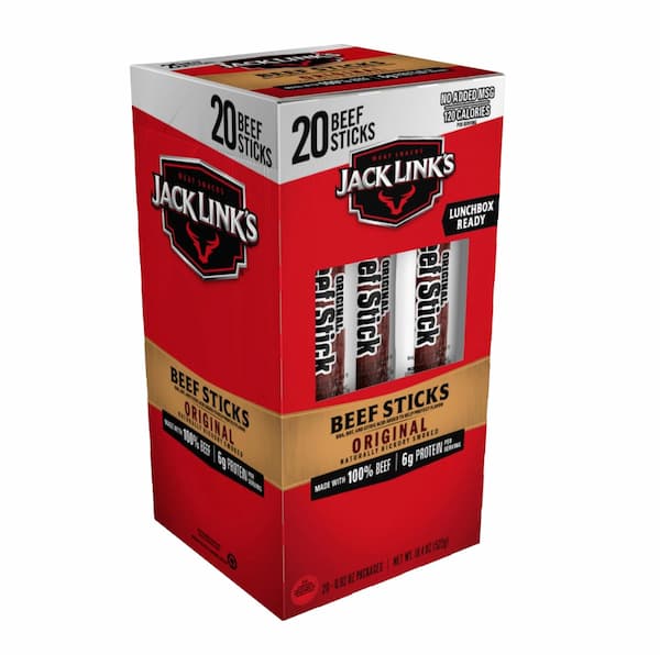 *HOT* Jack Link’s Beef Sticks Original 20-Count only $9.59 shipped!