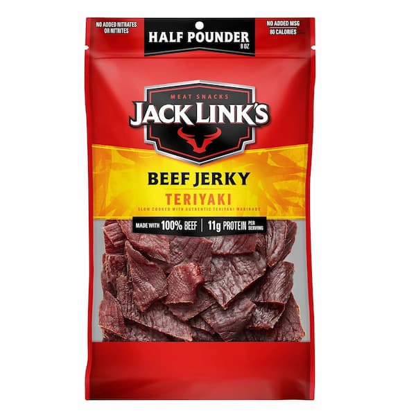 Jack Link's Teriyaki Beef Jerky Half Pounder - 8 oz